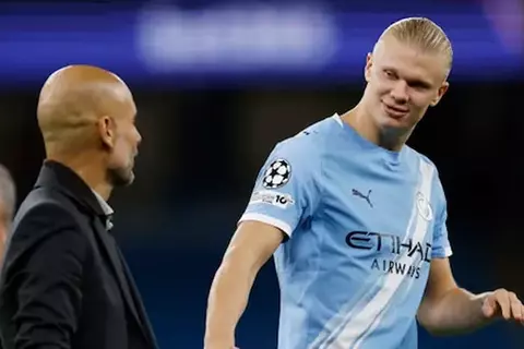 "الميزان قال كلمته".. هالاند يرد عمليًا على تحذير جوارديولا بشأن الوزن الزائد